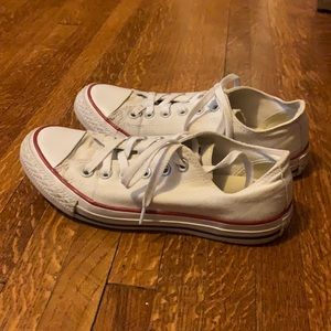 White Converse Low-Top Sneakers